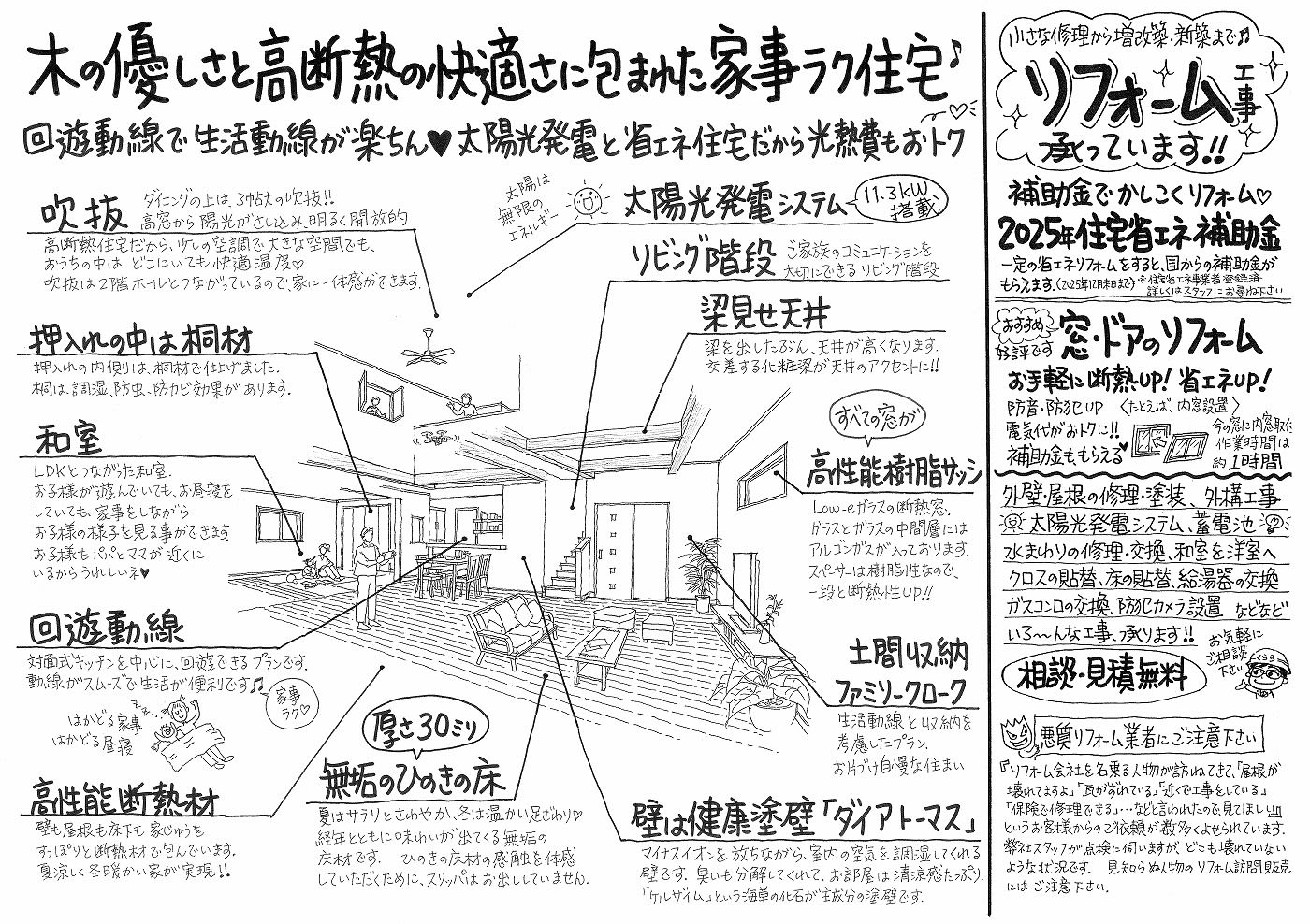 チラシ裏